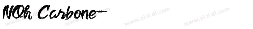 NOh Carbone字体转换
